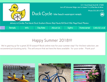 Tablet Screenshot of duckcycle.com